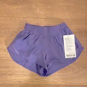 Lululemon Hotty Hot Low-Rise Lined Short 2.5” Dark Lavender NWT Size 2